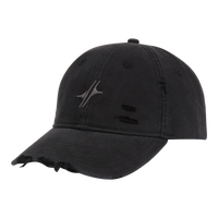 Casquette Drift en coton anthracite délavé, vue de trois quarts