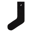 Chaussettes Strata en coton noir avec logo Module 48, vues de profil